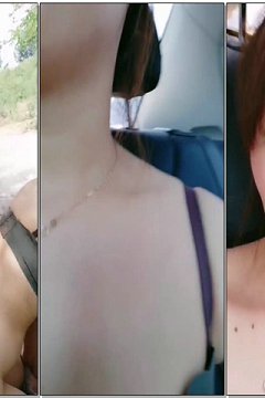 两女一男小少妇户外野战路边口交后入,搞一会来人回车上,手指扣逼掰穴特写,留了很多水骚的很近距离特写非常诱人