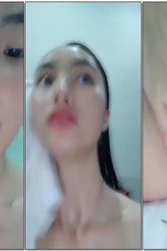 今日推荐长相文静贫乳大美女洗澡自慰,湿身诱惑翘屁股掰穴,洗完回房间特写手指扣逼,拿出假屌抽插