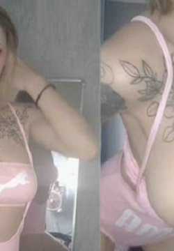 高颜值纹身妹子主播小尺度露美胸揉搓诱惑!