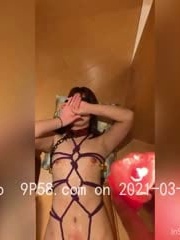 约南京小M到上海调教,还很害羞捆绑滴蜡