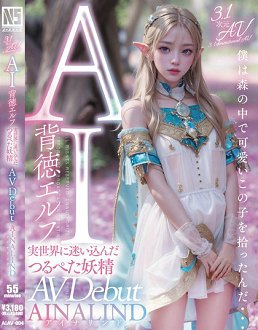AIAV-004 【3.1次元】AI不道德精灵AINALIND,在现实世界中迷失的藤蔓精灵