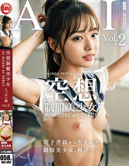 DAL-003 空想制服美少女 AI模特儿AV出道 巨乳篇 #2 ~从电子书诞生出来的制服美少女,再度登场…